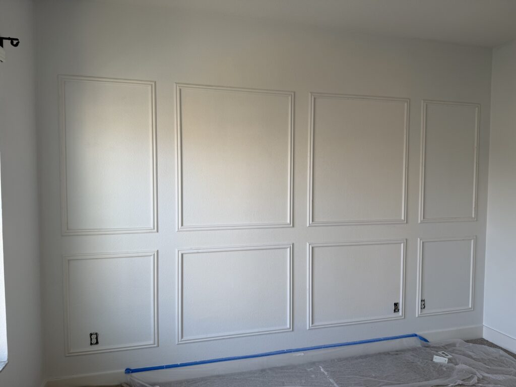 hallway wall paneling