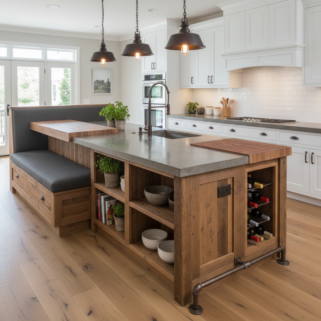 custom kitchen island in kissimmee