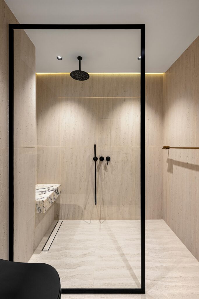 Modern Minimalist Walk-In Shower Design