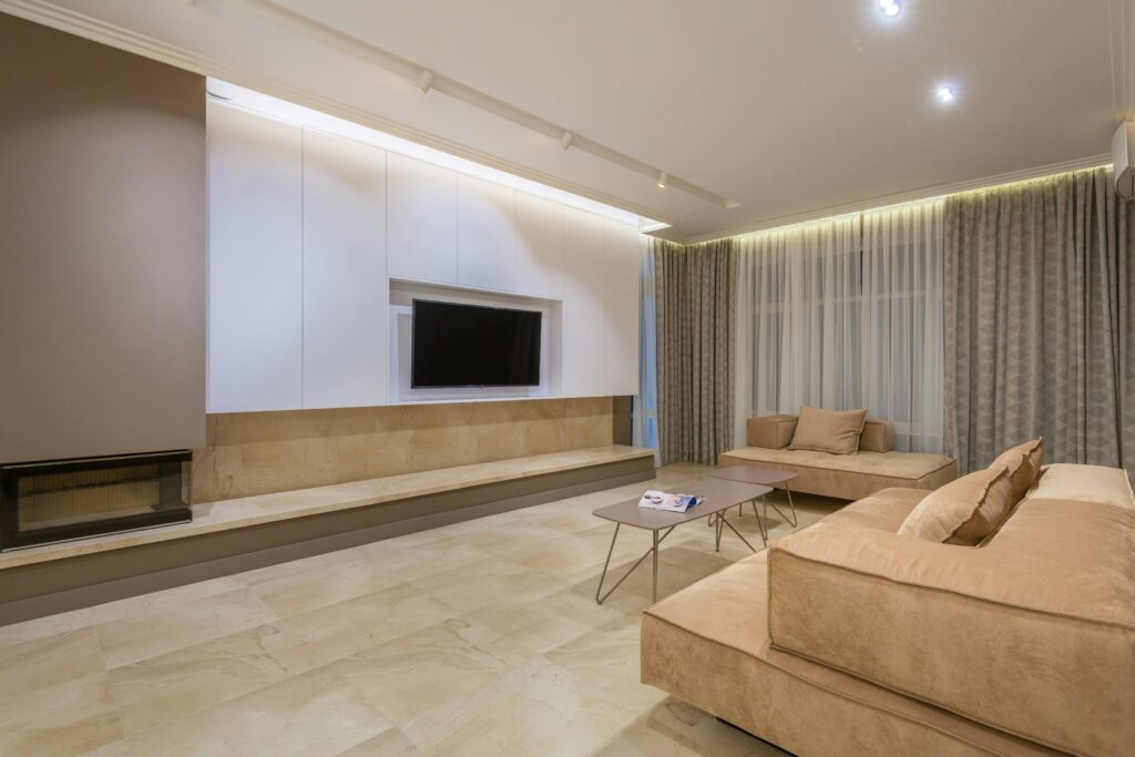 Modern Living Room with Elegant Interior Design